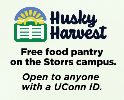 Food pantry on the UConn Storrs campus. Open to anyone with a UConn ID.