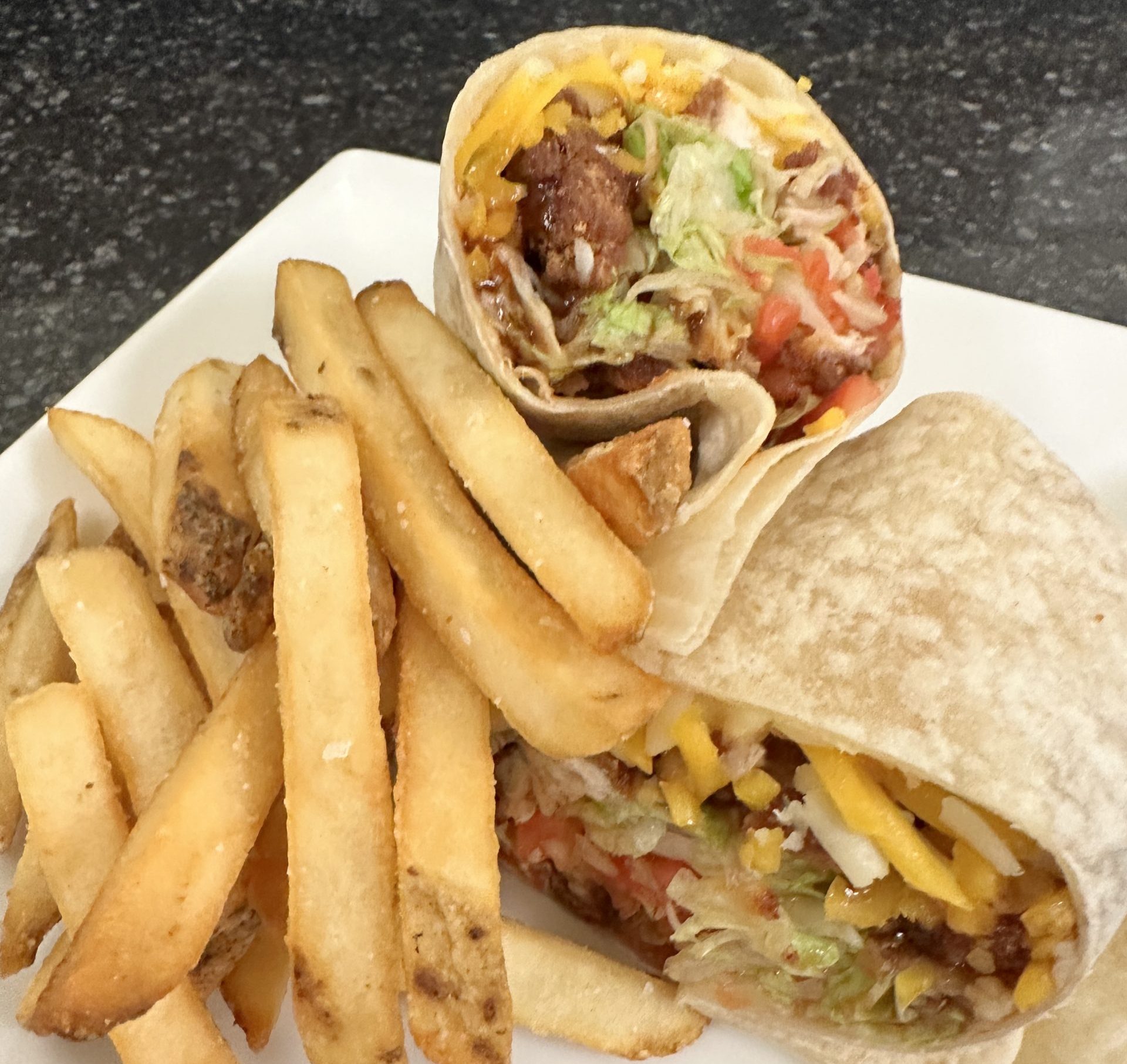 chicken tender wrap