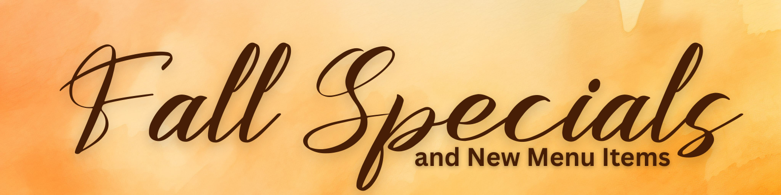 Fall Seasonal Specials