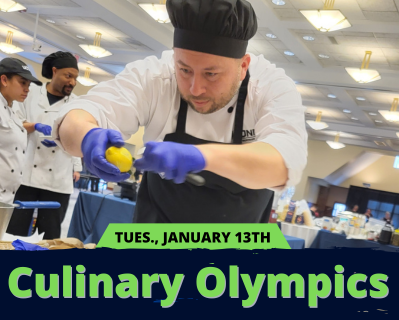 Culinary Olympics will take place on Tuesday, Jan 13th 2026