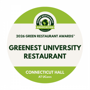 2026 Green Restaurant Award logo for Greenest University Restaurant